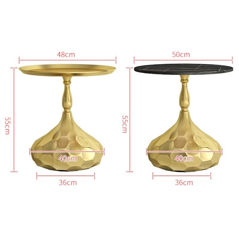 Homio Decor Living Room Luxury Italian Minimalist Side Table