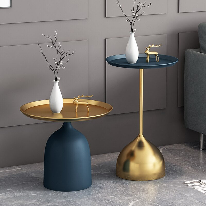 Homio Decor Living Room Minimalist Iron Side Table