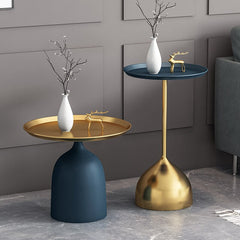 Homio Decor Living Room Minimalist Iron Side Table