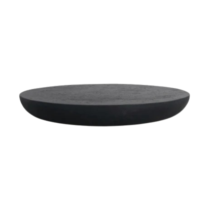 Homio Decor Living Room Model 1 / Black Fiberglass Mushroom Style Round Side Table