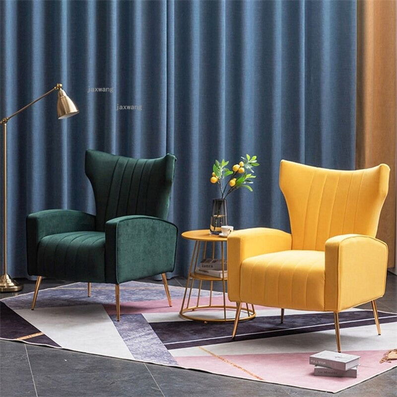 Homio Decor Living Room Modern Velvet Armchair