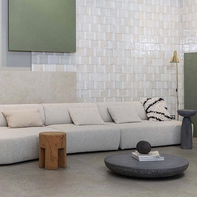 Homio Decor Living Room Mushroom Style Round Side Table