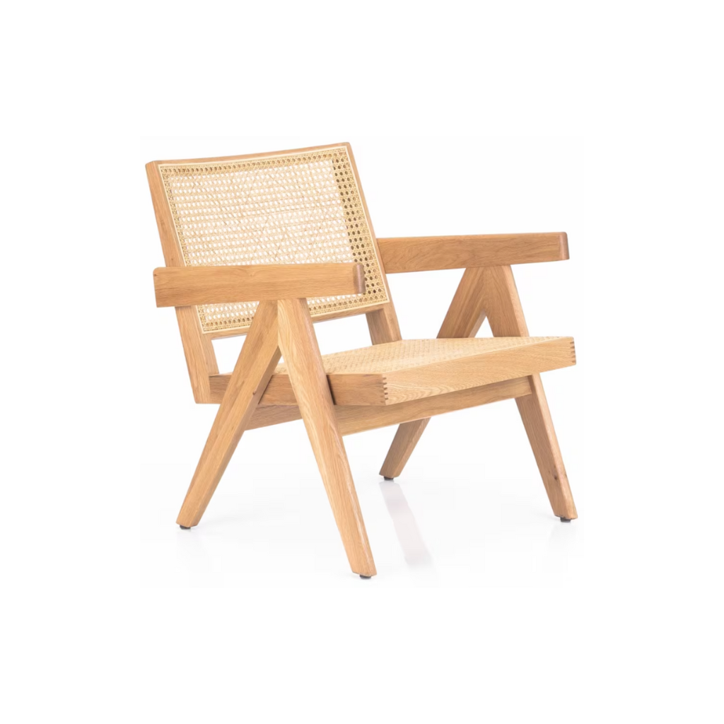 Homio Decor Living Room Natural Ash Pierre Jeanneret Easy Chair