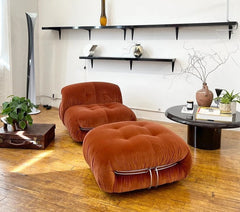 Homio Decor Living Room One-Seater Soriana Armless Lounger
