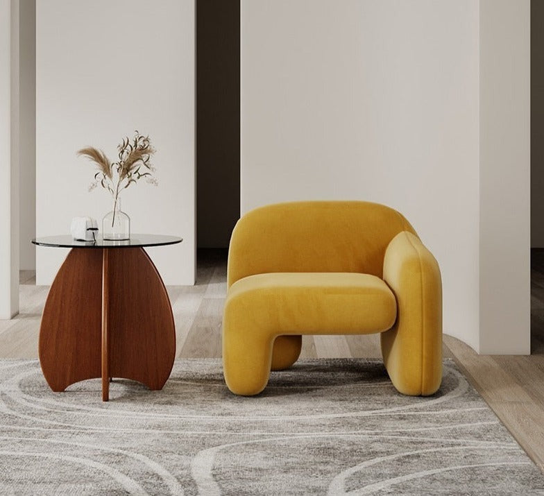 Homio Decor Living Room Orange / Left Armrest Japandi Designer Lounge Sofa