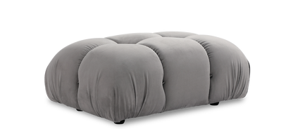 Homio Decor Living Room Ottoman / Light Grey Camaleonda Sofa - Suede