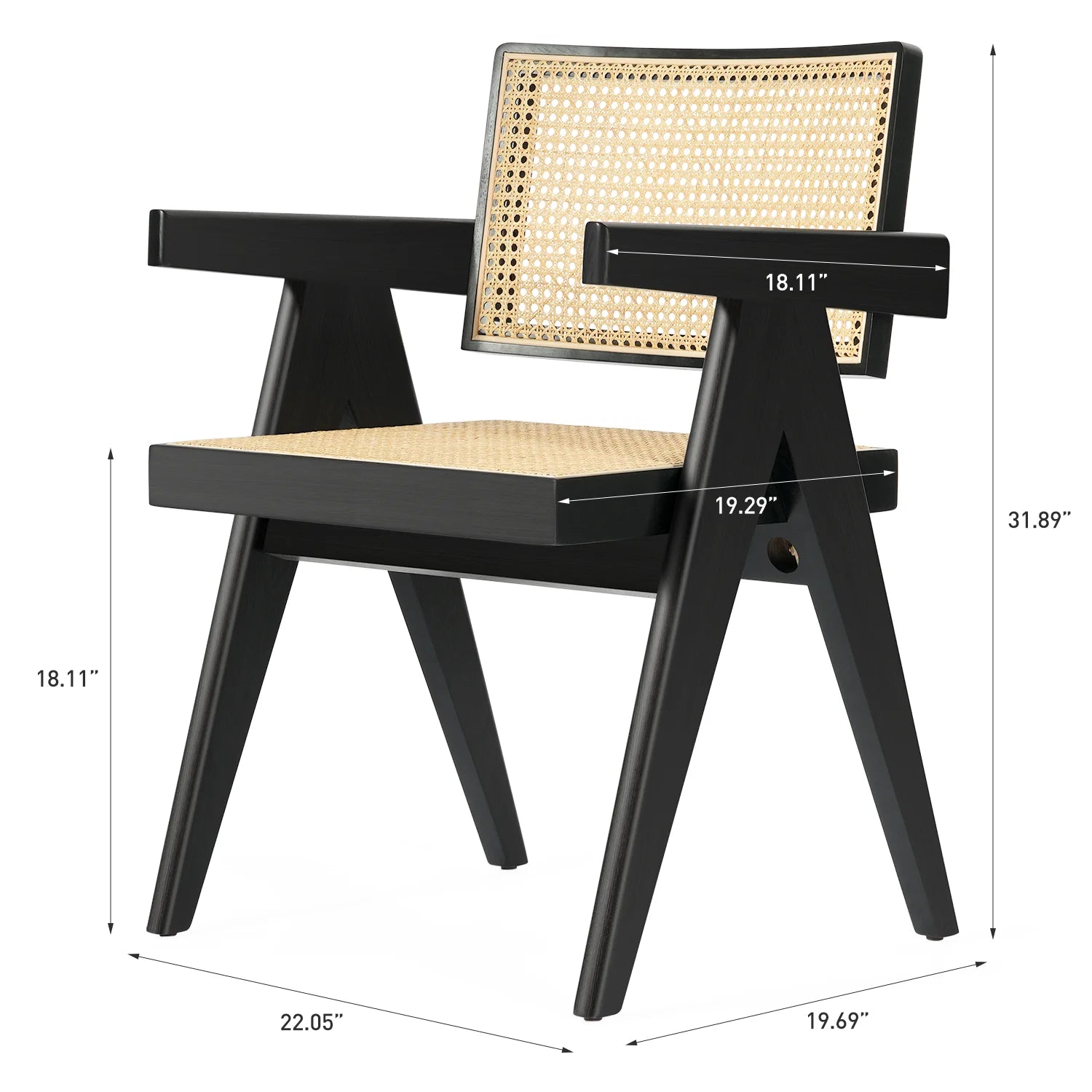 Homio Decor Living Room Pierre Jeanneret Japandi Chair