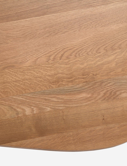 solid white oak coffee table - homio decor