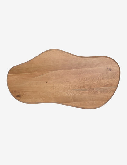 solid white oak coffee table - homio decor