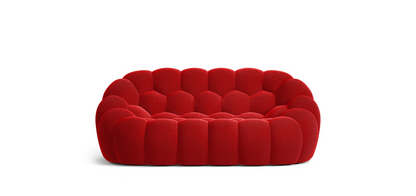 Homio Decor Living Room Ruby Bubble Loveseat Sofa