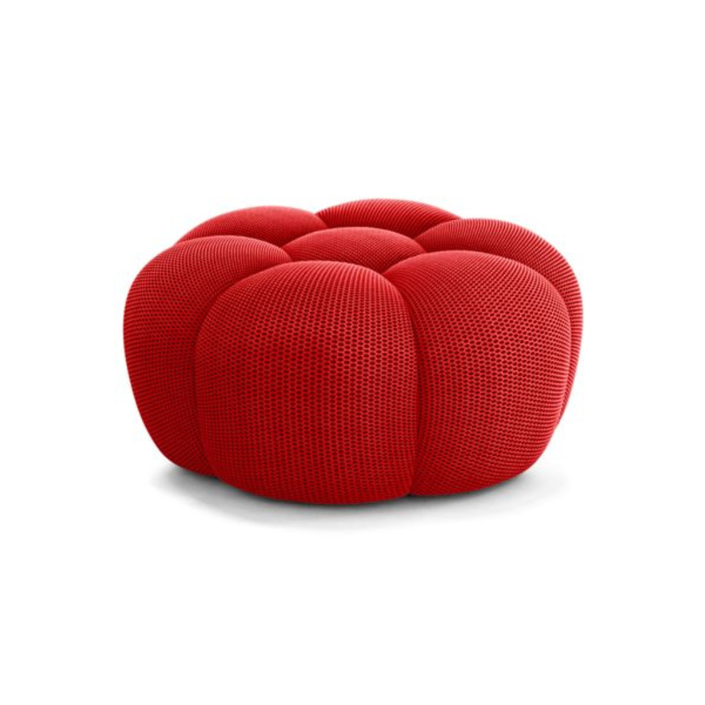 Homio Decor Living Room Ruby Bubble Sofa Ottoman