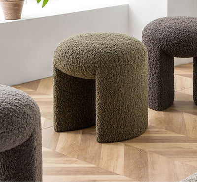 Homio Decor Living Room Small Teddy Low Stool