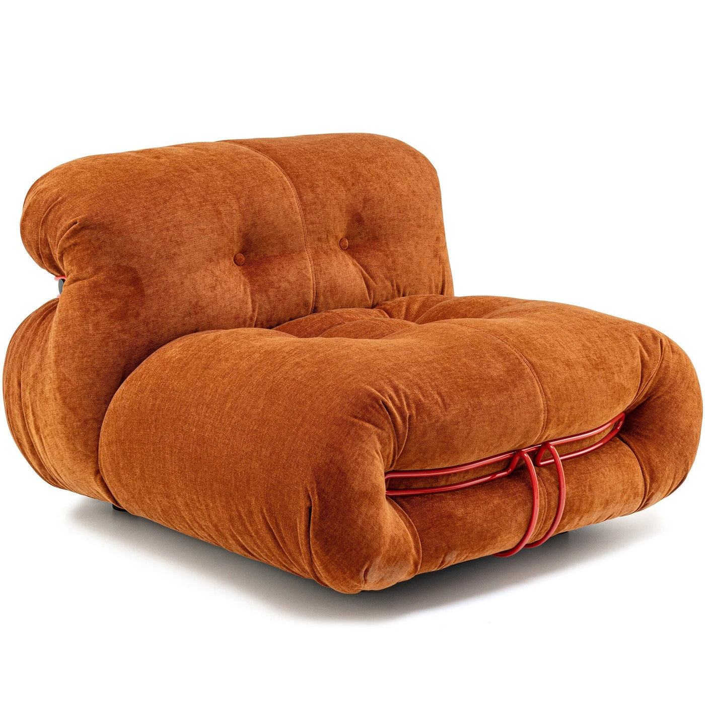 Homio Decor Living Room Teddy Brown / United States Soriana Armless Lounger
