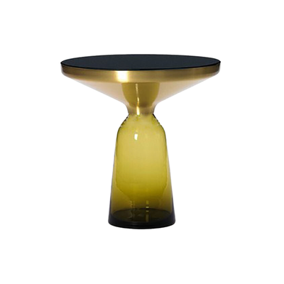 Homio Decor Living Room Transparent Glass Tea Table