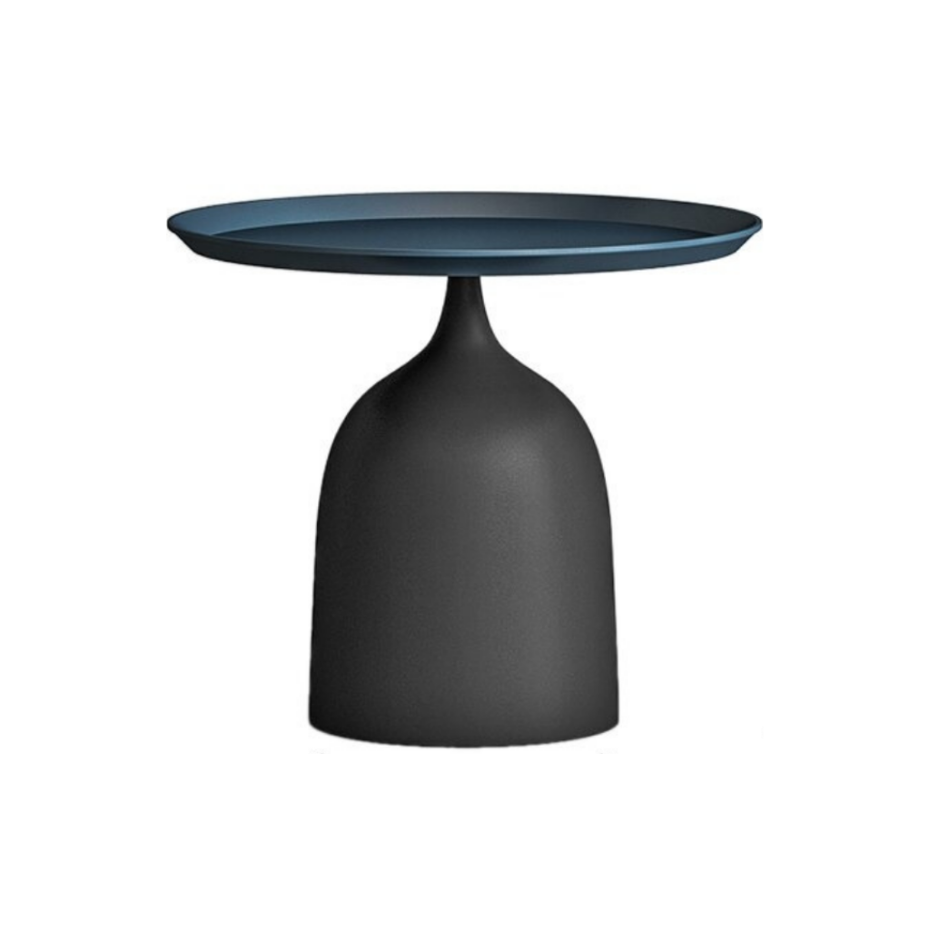 Homio Decor Living Room Type 1 / Black / Blue Minimalist Iron Side Table