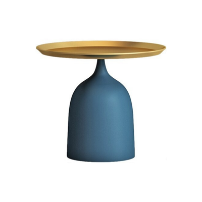 Homio Decor Living Room Type 1 / Blue / Gold Minimalist Iron Side Table