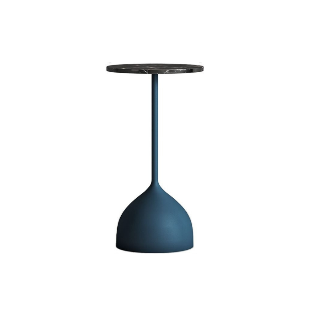 Homio Decor Living Room Type 2 / Blue / Black Minimalist Iron Side Table