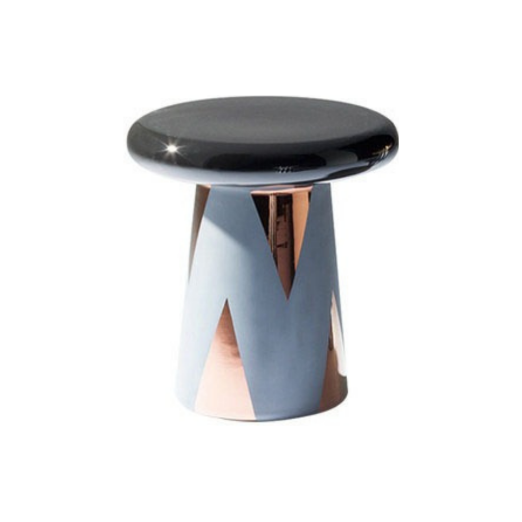 Homio Decor Living Room Type 8 Designer Round Mushroom Side Table