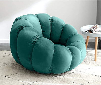 Homio Decor Living Room Velvet / Chair / Green Pumpkin Lazy Sofa