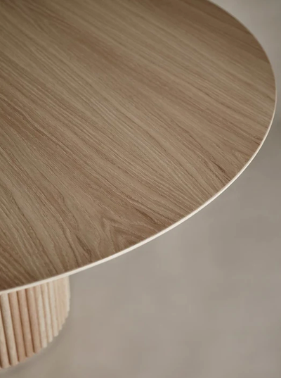 Homio Decor Living Room Wabi-Sabi Oak Round Table