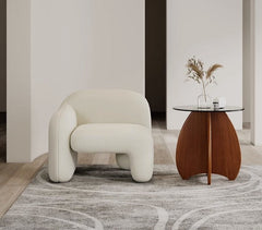 Homio Decor Living Room White Japandi Designer Lounge Sofa