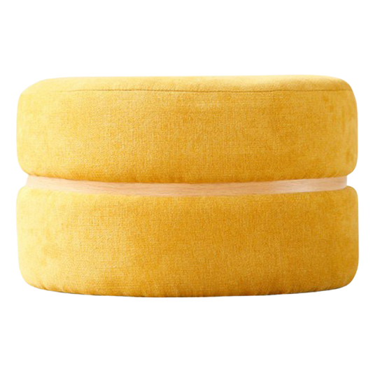 Homio Decor Living Room Yellow / 50x30cm Macaroon Style Pouf