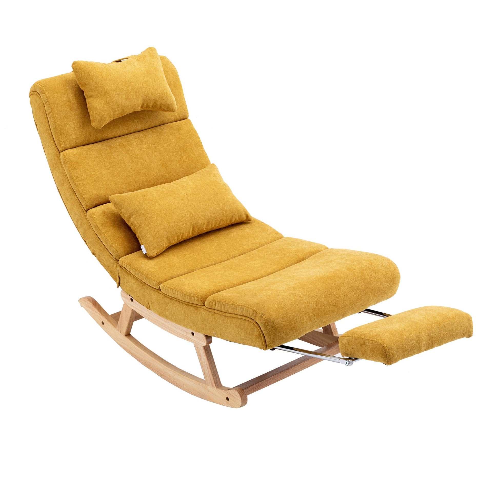 Homio Decor Living Room Yellow / United States Modern Mid-Century Rocking Chair