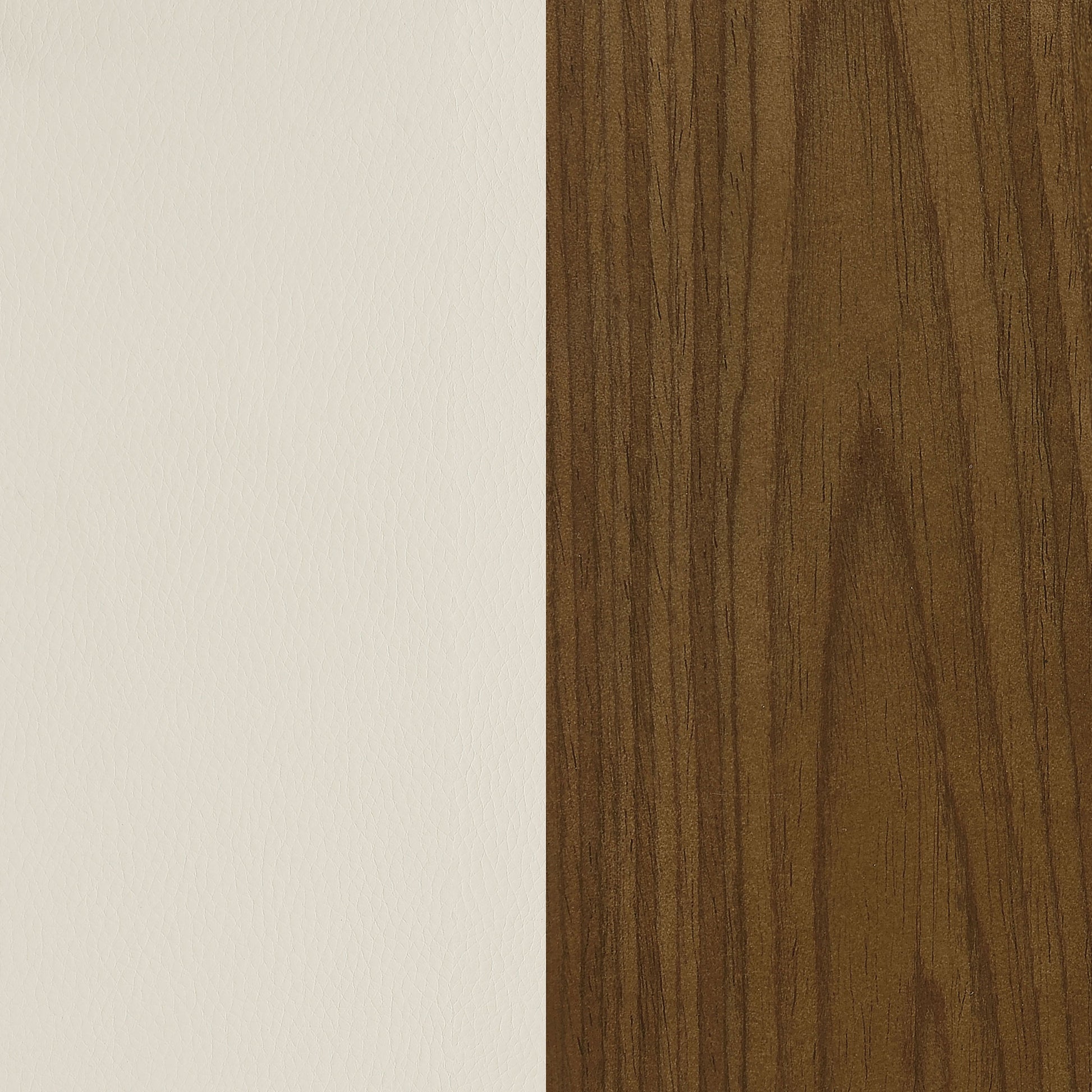 Homio Decor Mid-Century Walnut & Leather Bar Stool