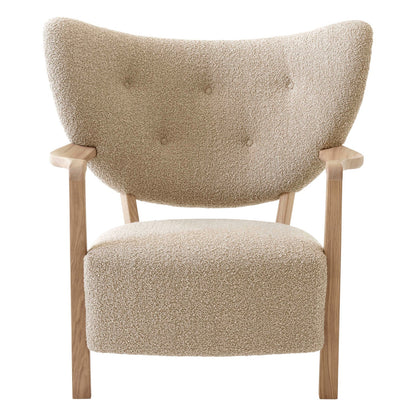 Homio Decor Moss Armchair & Ottoman (Australian Sheepskin)