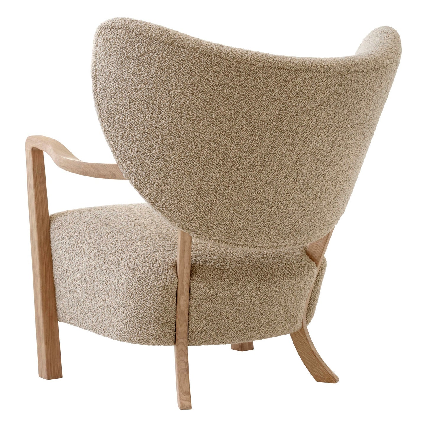 Homio Decor Moss Armchair & Ottoman (Australian Sheepskin)