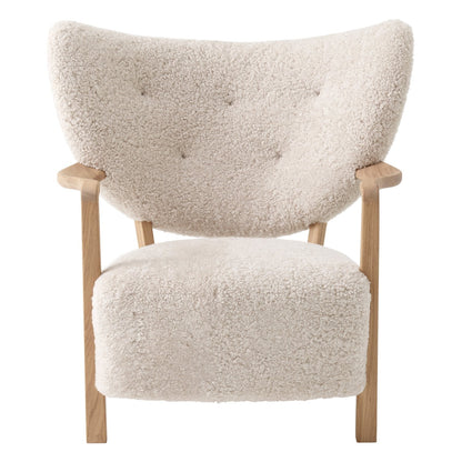 Homio Decor Moss Armchair & Ottoman (Australian Sheepskin)
