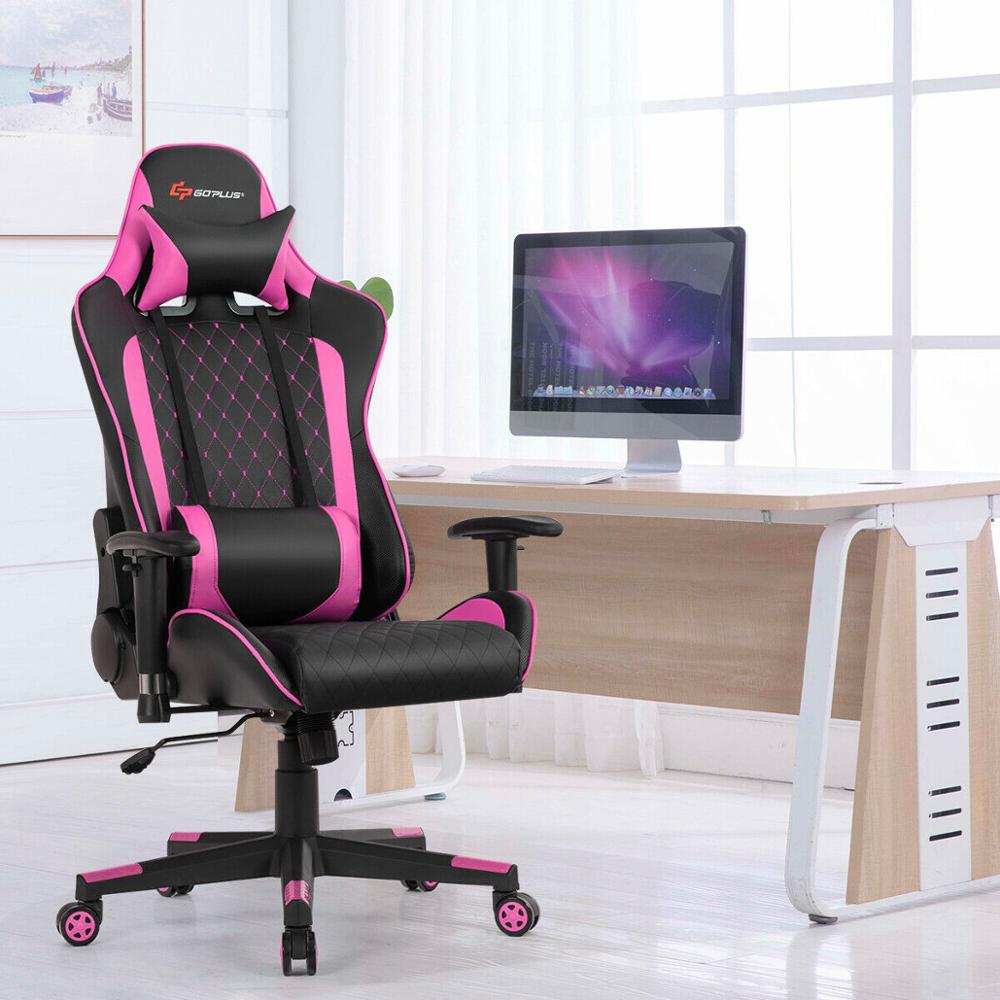 Homio Decor Office Gaming Chair with Heated Lumbar Cushion