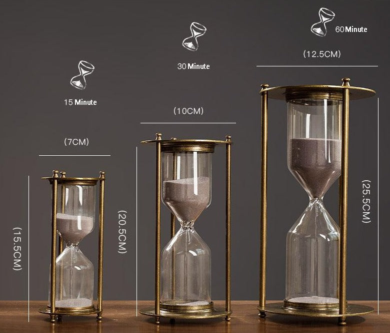 Homio Decor Office Hourglass Sand Timer Decoration