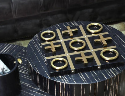 Homio Decor Office Luxury Decorative Tic-Tac-Toe Game