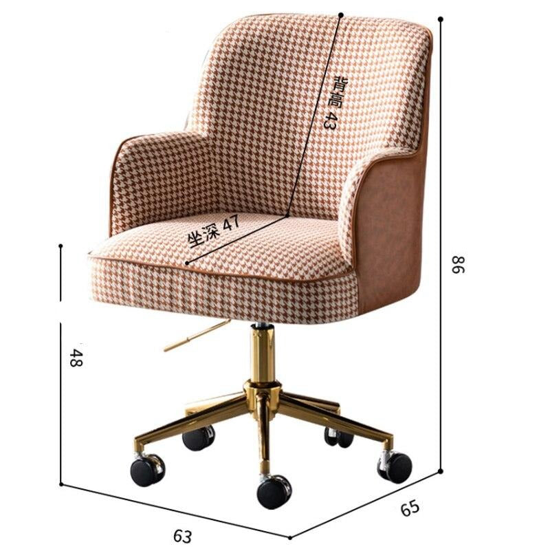 Homio Decor Office Luxury Houndstooth Computer Chair