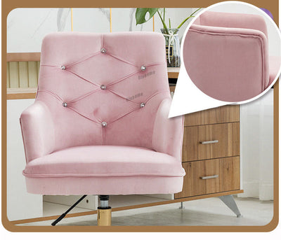 Homio Decor Office Luxury Velvet Button Tufted Office Chair