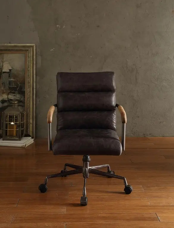 Homio Decor Office Retro Office Chair in Top Grain Leather