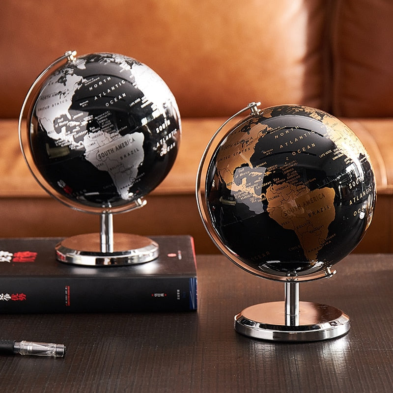 Homio Decor Office Retro World Globe Desktop Decor