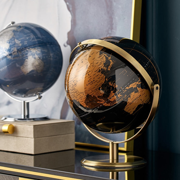 Homio Decor Office Retro World Globe Desktop Decor