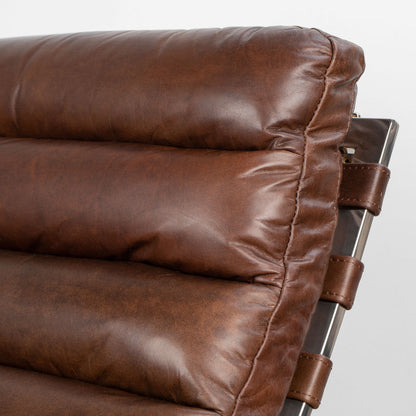 Homio Decor Oviedo Lounge Chair - Genuine Leather