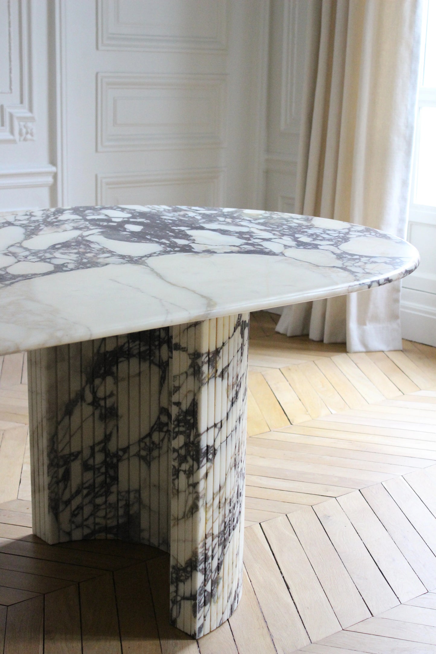 Homio Decor Palazzo Calacatta Viola Dining Table