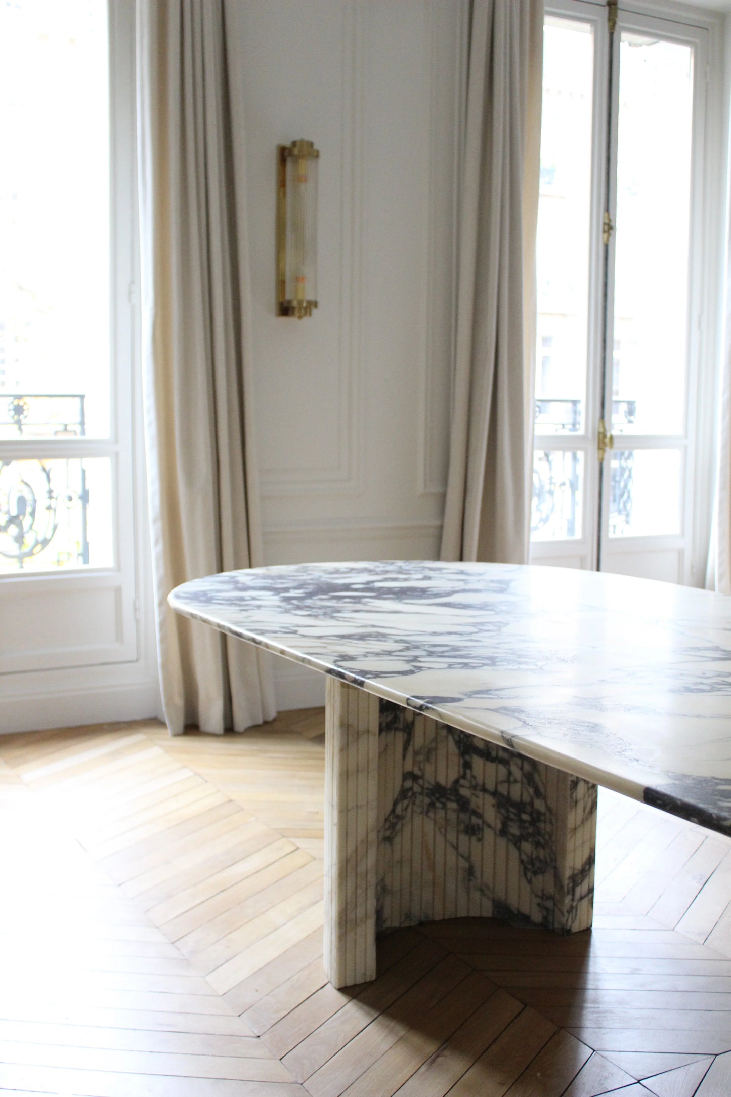 Homio Decor Palazzo Calacatta Viola Dining Table