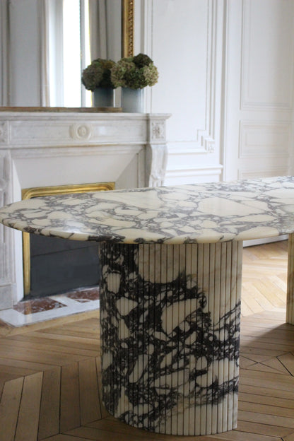 Homio Decor Palazzo Calacatta Viola Dining Table