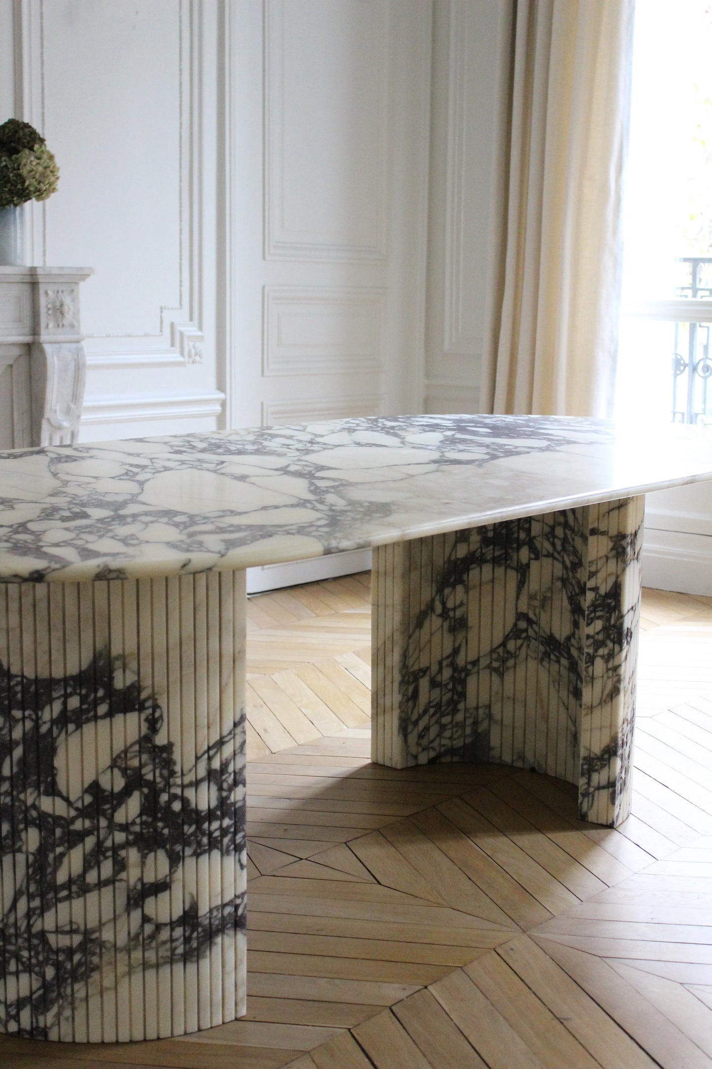 Homio Decor Palazzo Calacatta Viola Dining Table