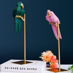 Homio Decor Parrot Love Birds Statue