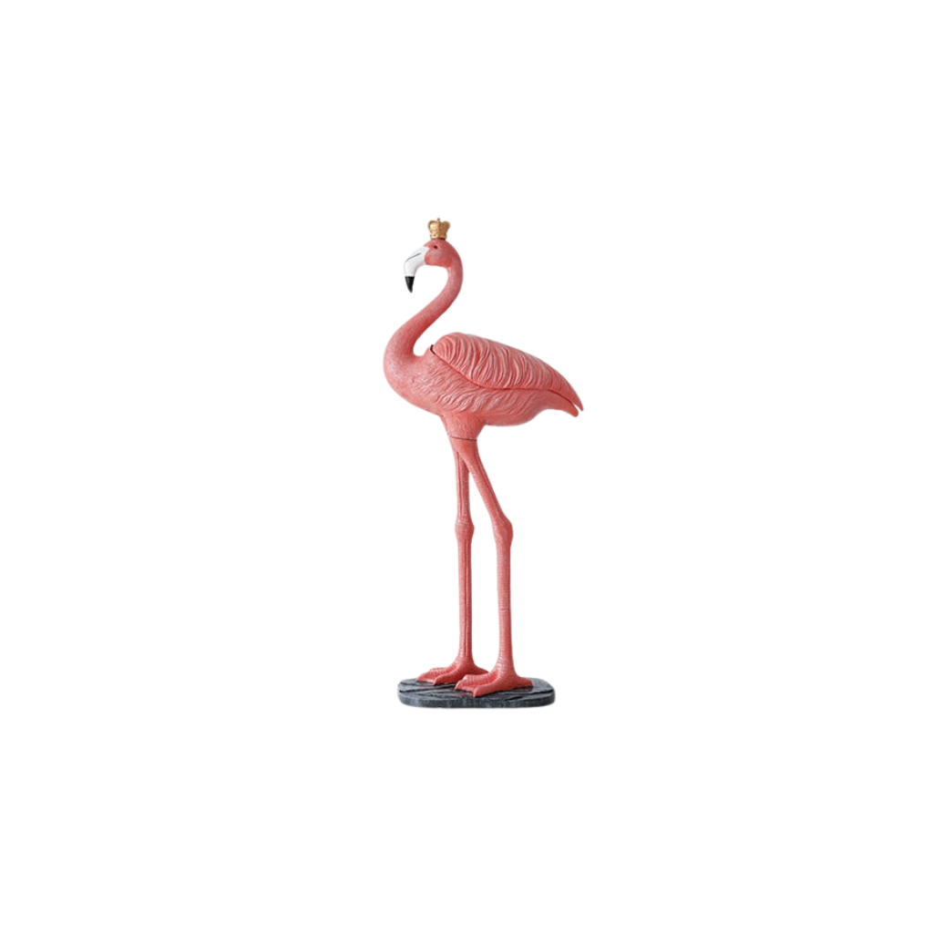 Homio Decor Pink / Flamingo Resin Flamingo Tissue Box