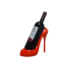 Homio Decor Red High Heel Wine Bottle Holder