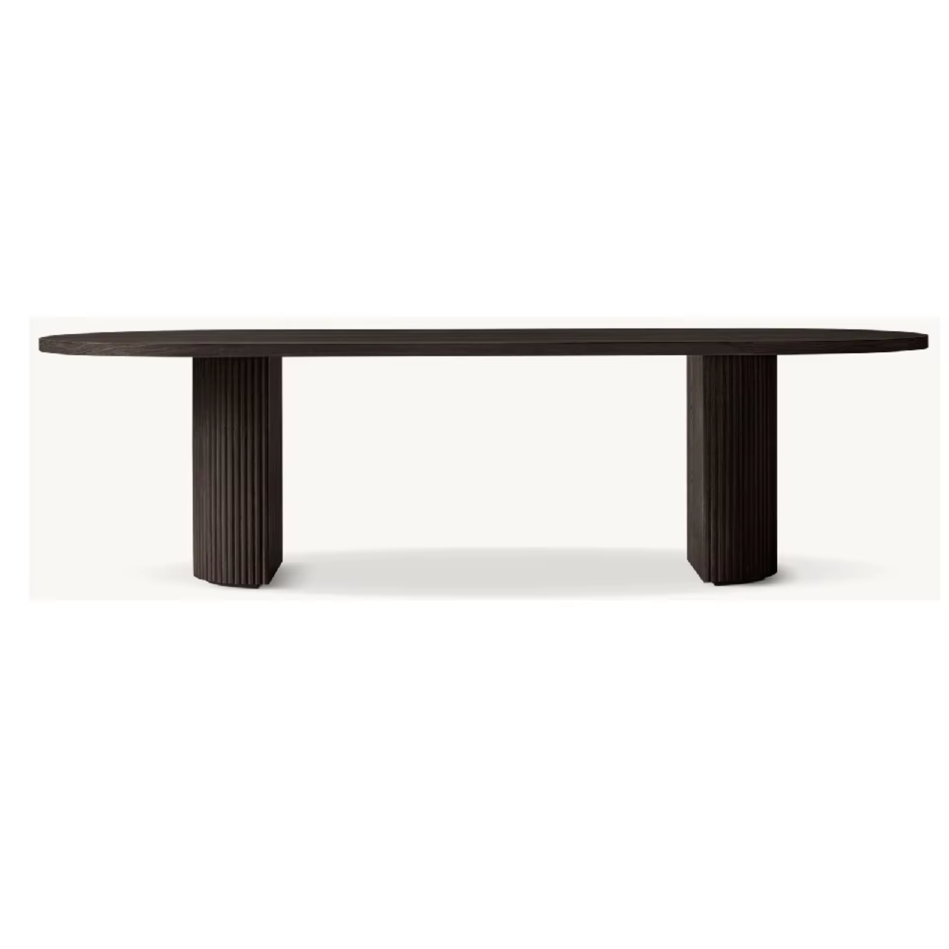 Homio Decor Ripple Design Dining Table (Slim Base Edition)