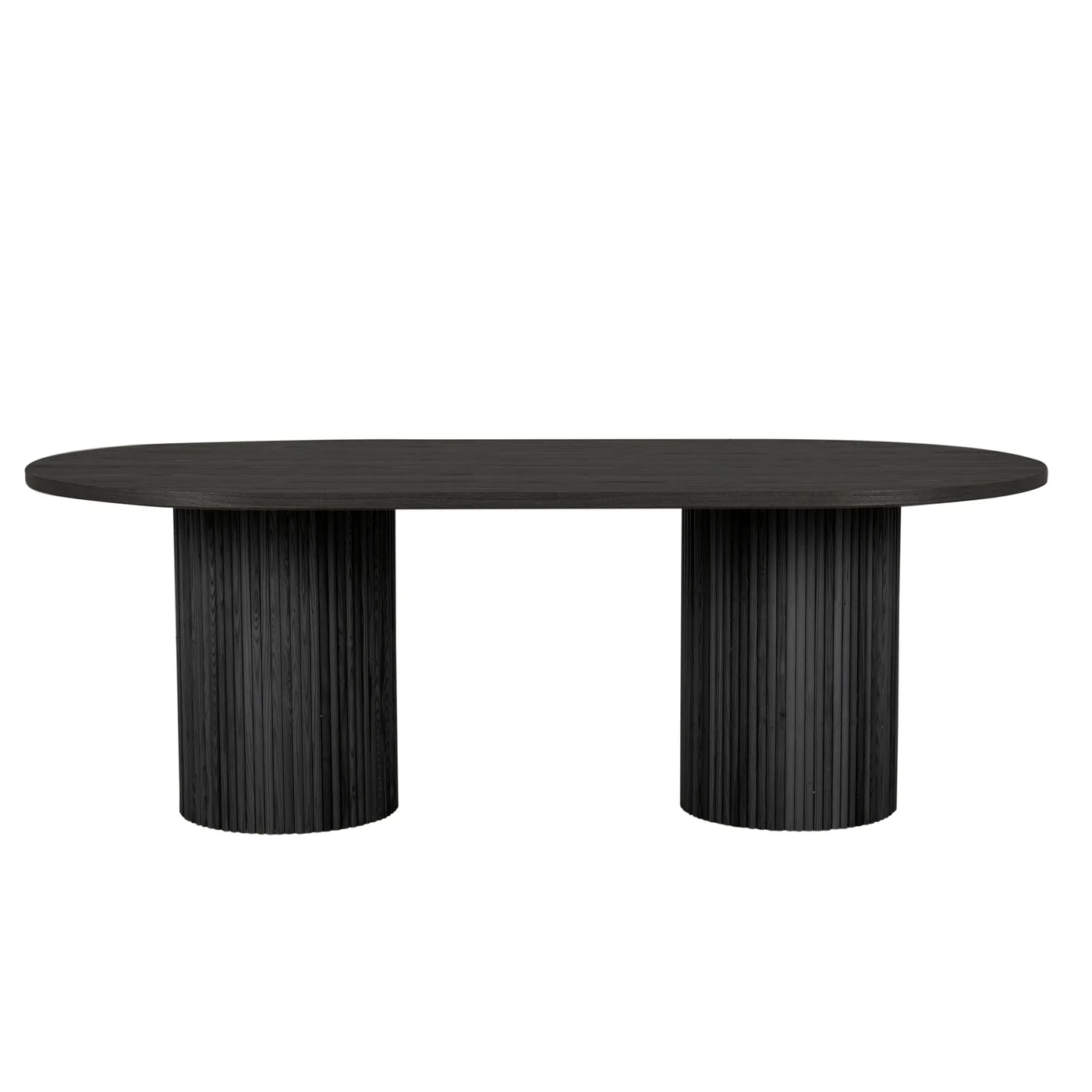 Homio Decor Ripple Design Oval Dining Table