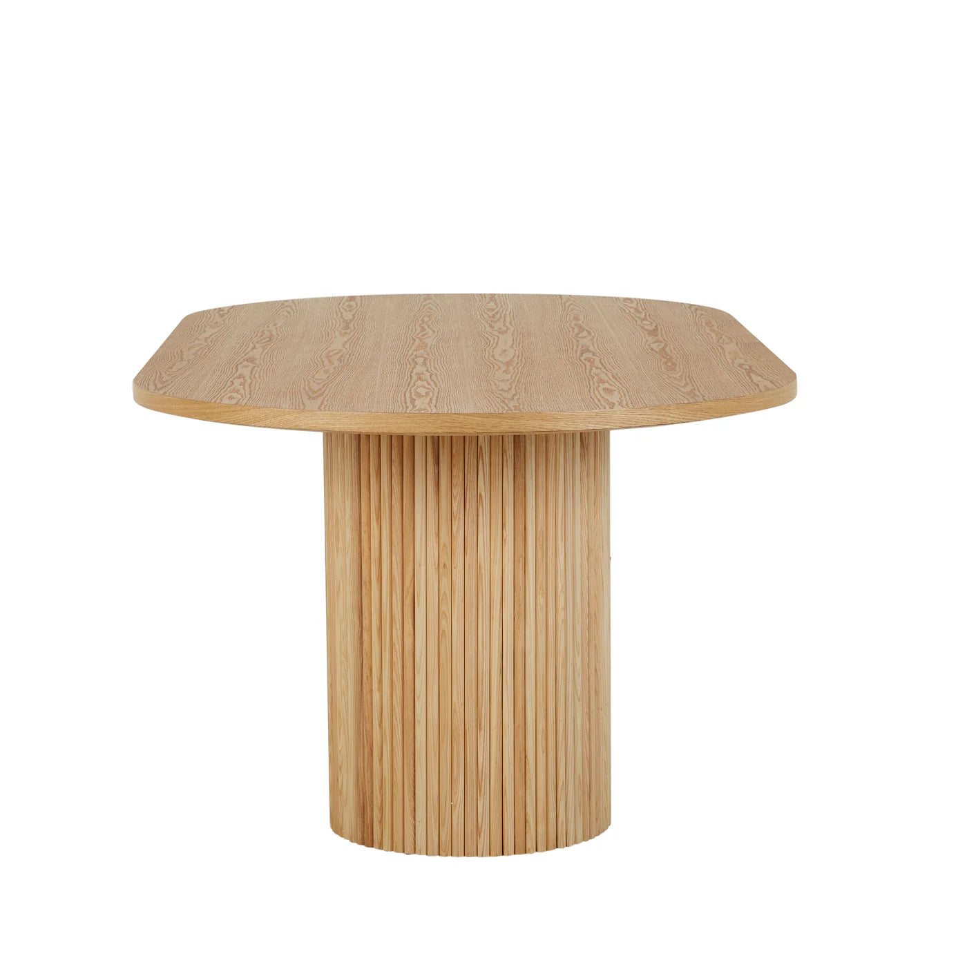 Homio Decor Ripple Design Oval Dining Table